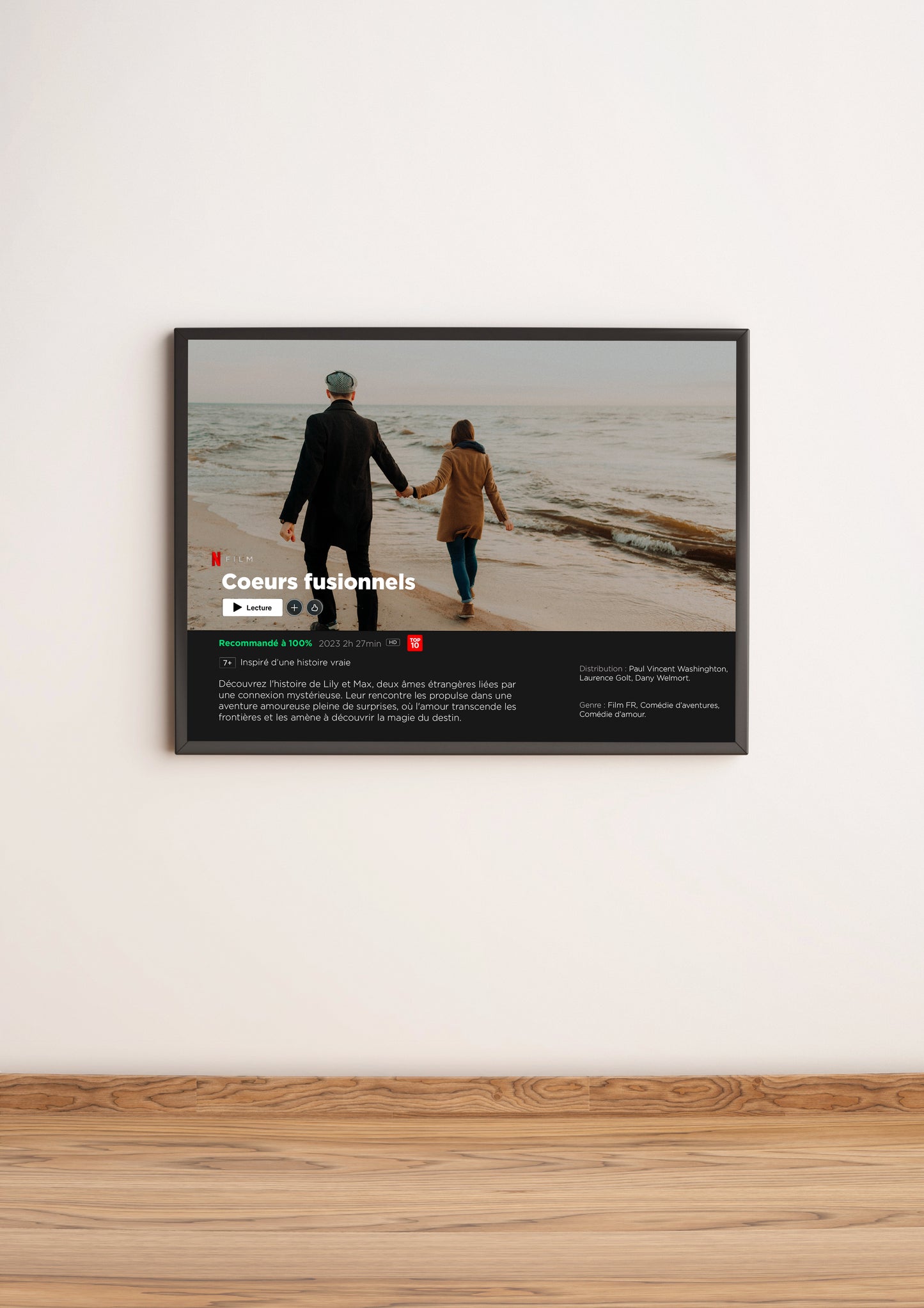 Affiche personnalisée imprimée format film