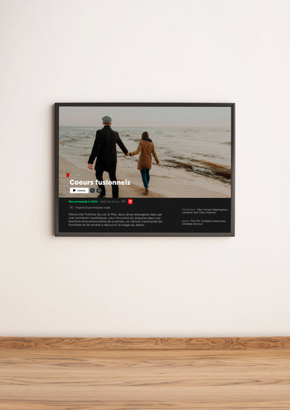 Affiche personnalisée imprimée format film