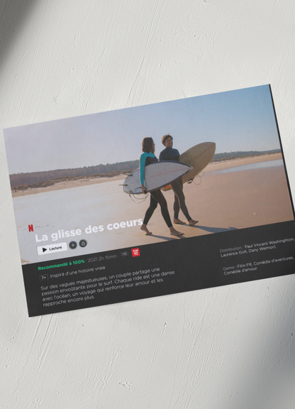 Affiche personnalisée imprimée format film